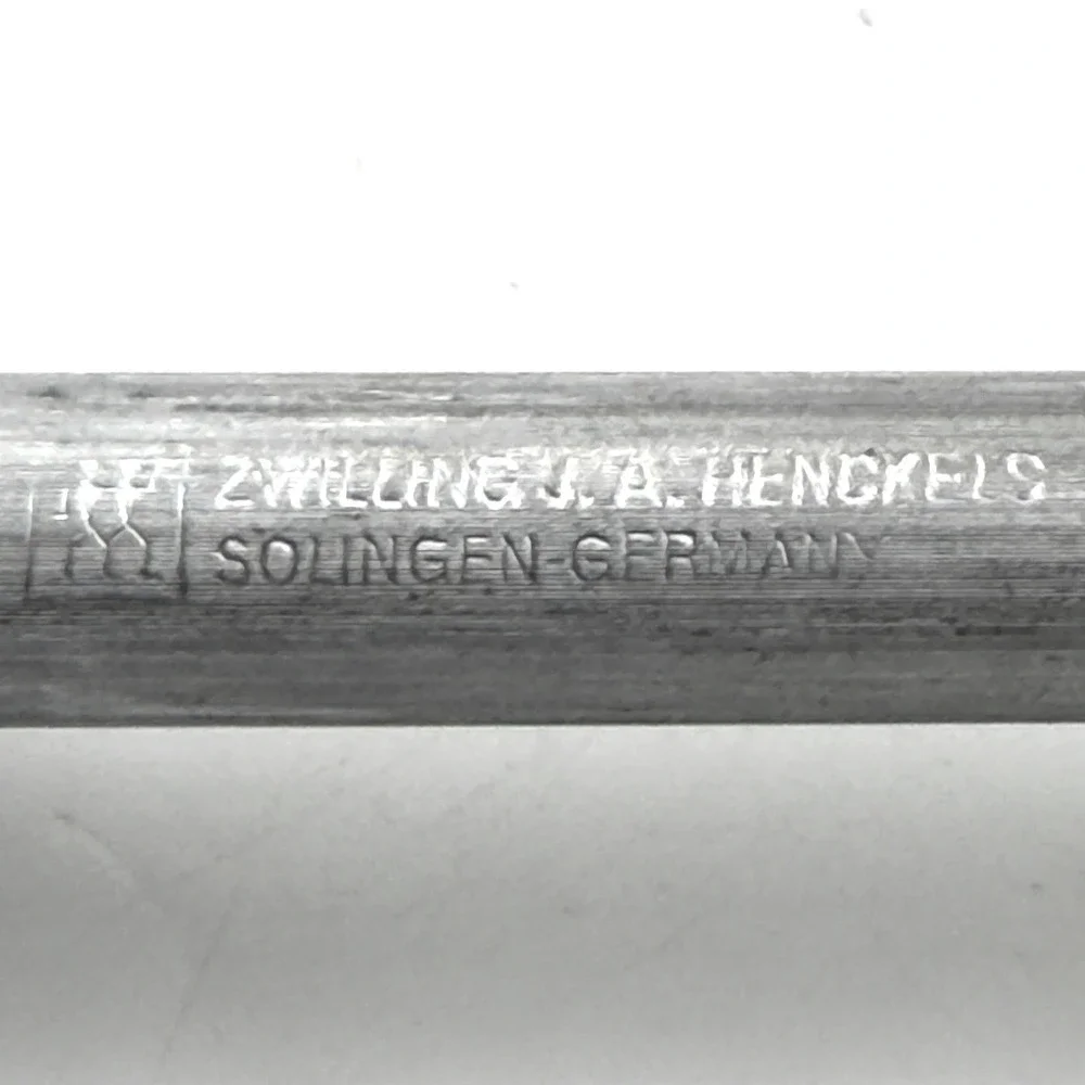 Zwilling J.A. Henckels 10 Inch Honing Steel Sharpening Rod Germany Black